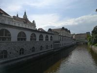 Ljubljana Markt (nach den Plänen vom Plecnik)