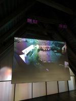 Die Geschichte von Ljubljana Burg im Bild und Wort durch kleine Filmvorstellung