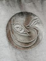 Ein Ornament von Stein