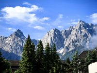 Bergmassivblick in Kranjska Gora