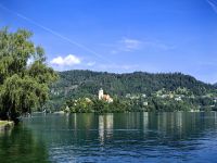 Bleder See mit Insel und Marienkirche