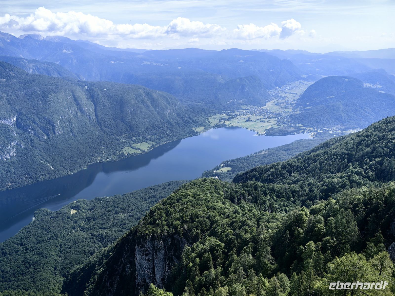 Der Bohijn See vom Vogelplateau aus gesehen