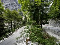 Der Vrsic Paß hat 50 Haarnadelkurven und wurde einst von russischen Kriegsgefangenen gebaut