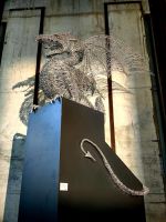 Auch auf der Burg oben werden wir vom Drachen begrüßt, Ljubljana