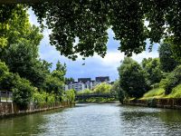 Mit dem Boot auf der Ljubljanica unterwegs
