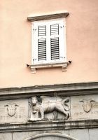 Der venezieanische Löwe am einstigen Stadttor von Piran