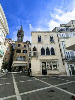 Das Salzhaus von Piran im venezianischen Stil