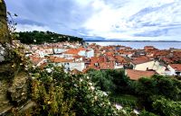 Blick auf die Bucht von Piran