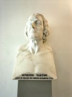 Büste von Giuseppe Tartini in seinem Geburtshaus in Piran