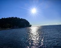 Abends in der Bucht von Strunjan