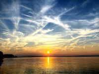 Sonnenuntergang bei Strunjan