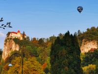 Morgenstimmung in Bled mit Ballon