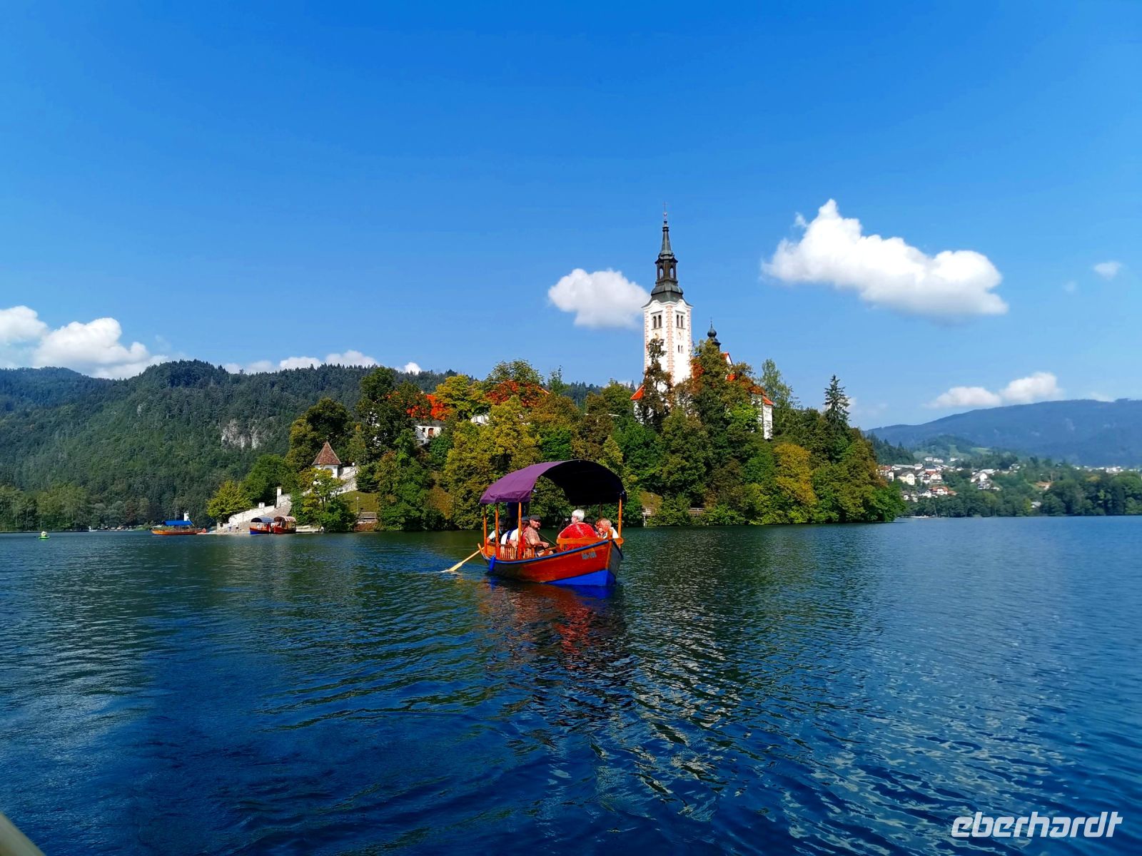 Pletnaboot auf dem Bleeder See