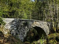 Hudicev most, Teufelsbrücke nahe Stara Fuzina