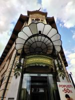 Heute ein Modegeschäft, Jugendstil in Ljubljana