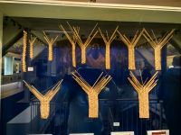 Verschiedene Flechtarten von Stroh