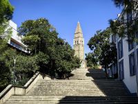 Weg nach Piran entlang des Küstenwegs