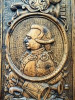 Verzierung einer Tür in Piran