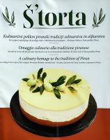 S´torta ist eine typische Spezialität von Piran