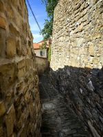 Enge Gassen führen hinauf zur Kathedrale des Heiligen Georg, Piran