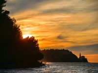 Abendstimmung an der Adria