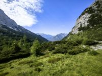 Malerischer Ausblick in die Bergriesen vom Vrsic Paß aus