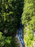 Blick in die tiefe Kortnica Schlucht