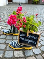 Ladendekoration in Ljubljana