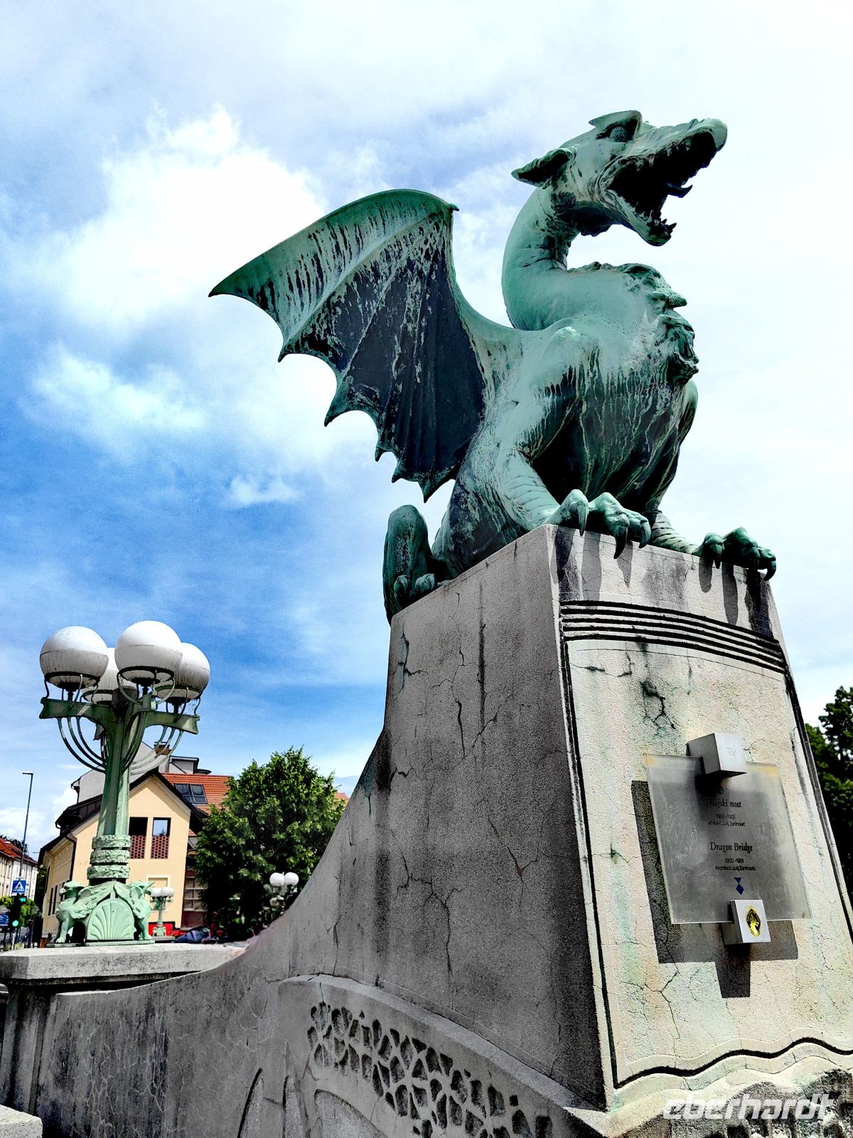 Der Drache symbolisiert Ljubljana