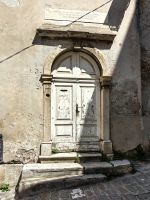 Schöne alte Tür in Piran