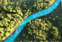 Die Soca aus der Vogelperspektive &ndash; &copy; Simone Willner (Eberhardt TRAVEL)