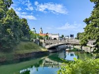Blick auf die Drachenbrücke in Ljubljana &ndash; &copy; Simone Willner (Eberhardt TRAVEL)