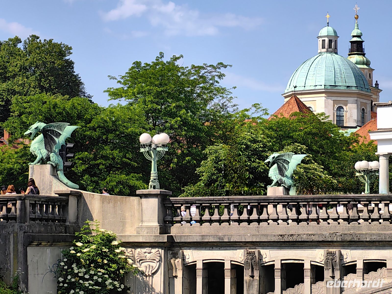 Zmajski Most, die Drachenbrücke von Ljubljana &ndash; &copy;  (Eberhardt TRAVEL)