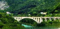 Solkanbrücke über der Soca &ndash; &copy; Simone Willner (Eberhardt TRAVEL)
