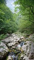 Aufstieg zum Slap Savica (Wasserfall)
