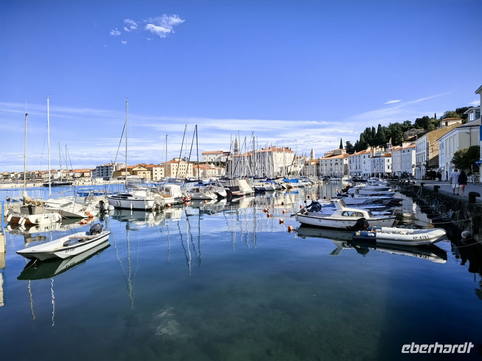 Der Hafen von Piran