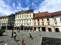 In der Innenstadt Ljubljanas unterwegs