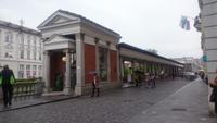 Ljubljana - Marktplatz - ein von vielen Bauwerken des Architekten Plecnik
