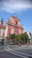 Preserenplatz in der Altstadt von Ljubljana