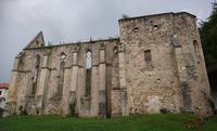 Ruine der Kirche im Kartäuserkloster Seitz (ohne Baugerüst) 