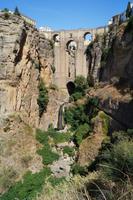 Aus dem Tajo de Ronda stürzte der Guadalevín einen Wasserfall hinab