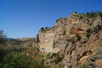 Der Fels auf dem Ronda (Mercadillo - die Neustadt) liegt