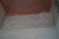 Deckenverzierung im Innern der Alcazaba von Málaga