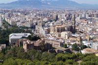 Alcazaba von Málaga von Kathedrale 