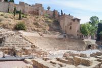 Amphiteater und Alcazaba von Málaga 