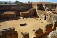 Grabmal der Servila von oben - es war gestaltet wie das Haus um einen Innenhof