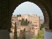 Generalife Blick zur Alhambra