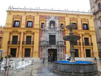 Malaga am Plaza del Obispo