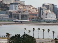 Gibraltar-Start Flugzeug