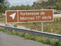 Festung forteresse de Mornas Frankreich